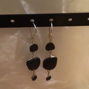 Custom Earrings set in Sterling